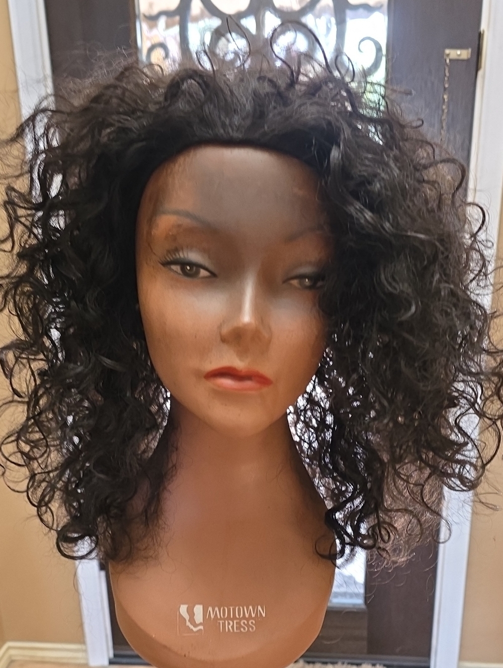 Women's Curly Half Wig